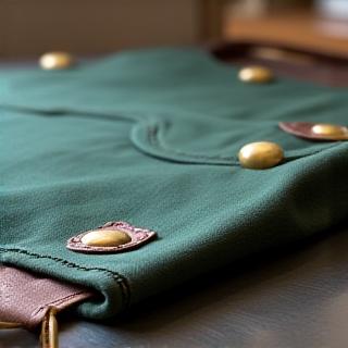 Heavy duty waxed canvas apron