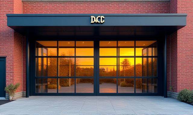 Front exterior showing the iconic signage at Dennis Foster Road